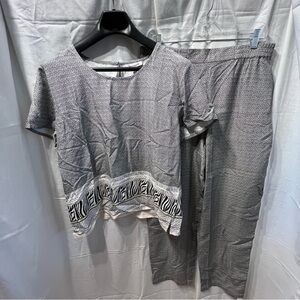SERENGETI Pant & Top Set w/ Pockets Lightweight Size L (14-16) NWOT